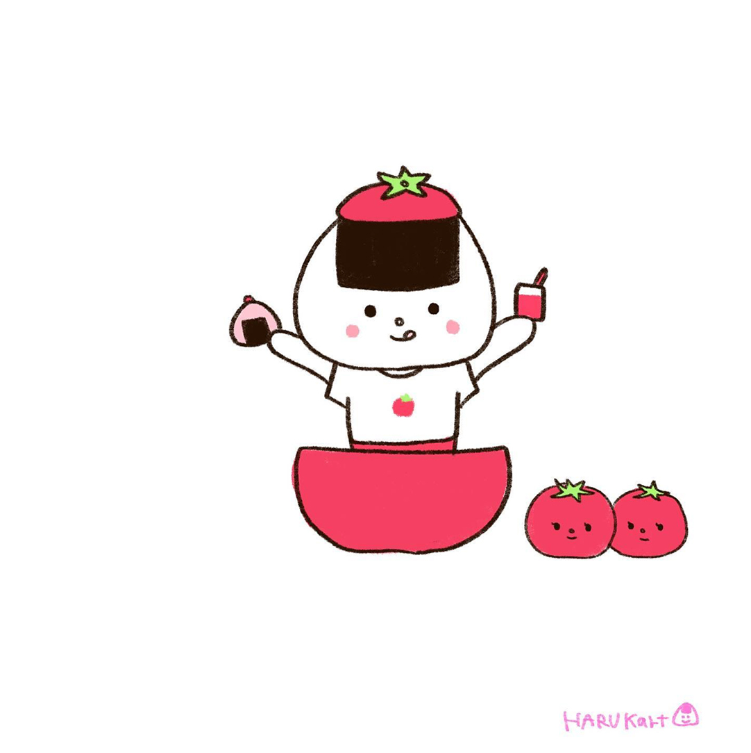 トマトがおいしい季節だねー